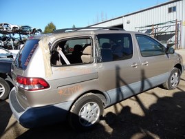 2002 TOYOTA SIENNA LE BEIGE 3.0L AT Z17979